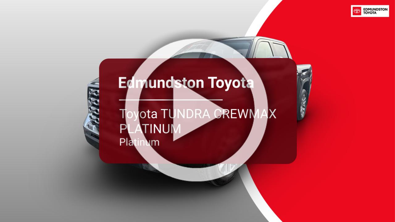 Toyota TUNDRA CREWMAX PLATINUM Platinum 2025-