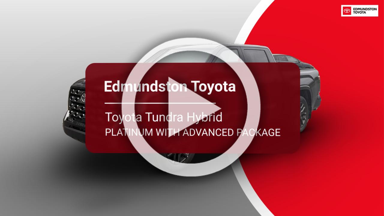 Toyota TUNDRA HYBRIDE CREWMAX PLATINU Platinum Hybrid 2026-