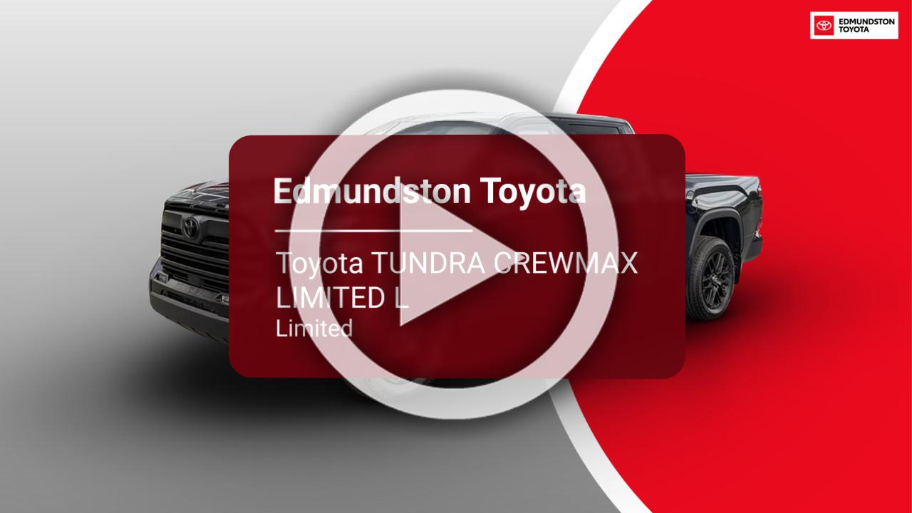 Toyota TUNDRA CREWMAX LIMITED L Limited 2026-
