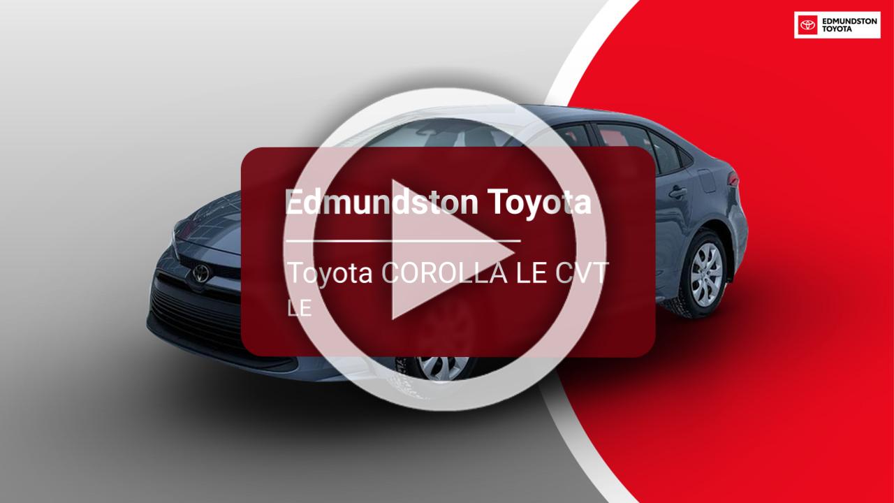 Toyota COROLLA LE CVT LE 2026-