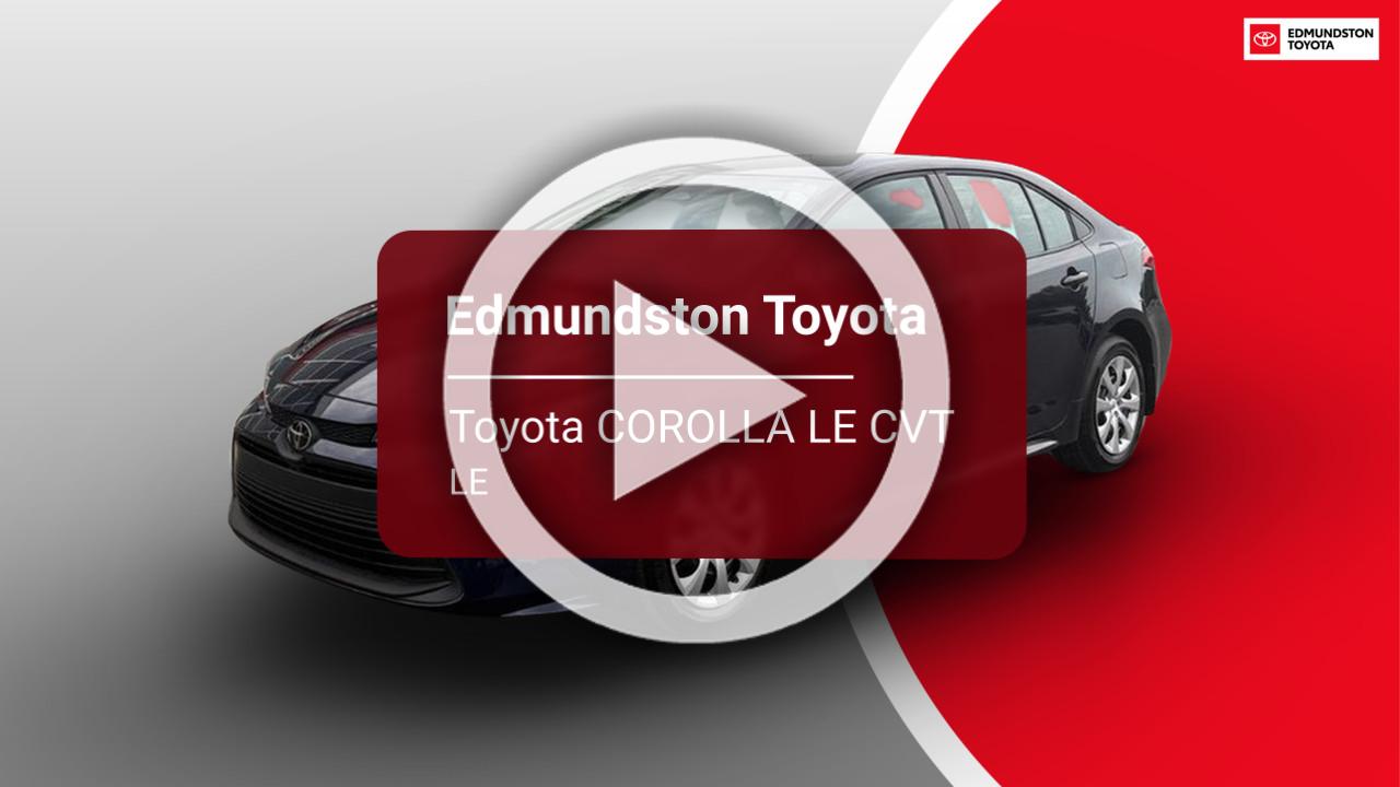 Toyota COROLLA LE CVT LE 2026-